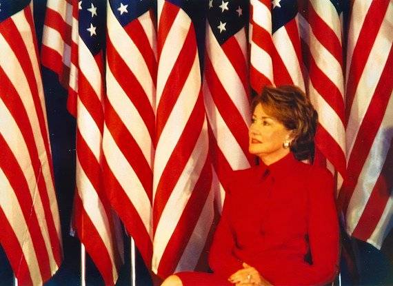 Senator Dole - American Flags