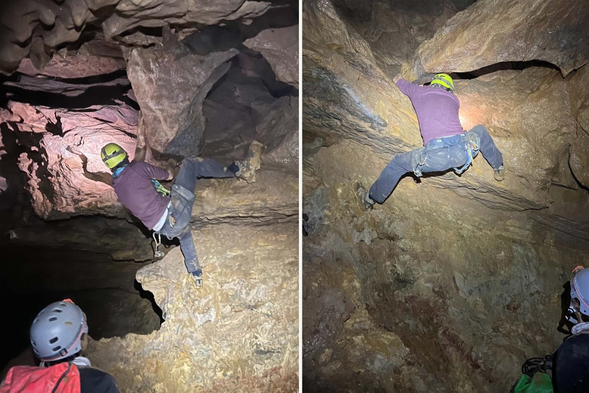 spelunking stretch zion