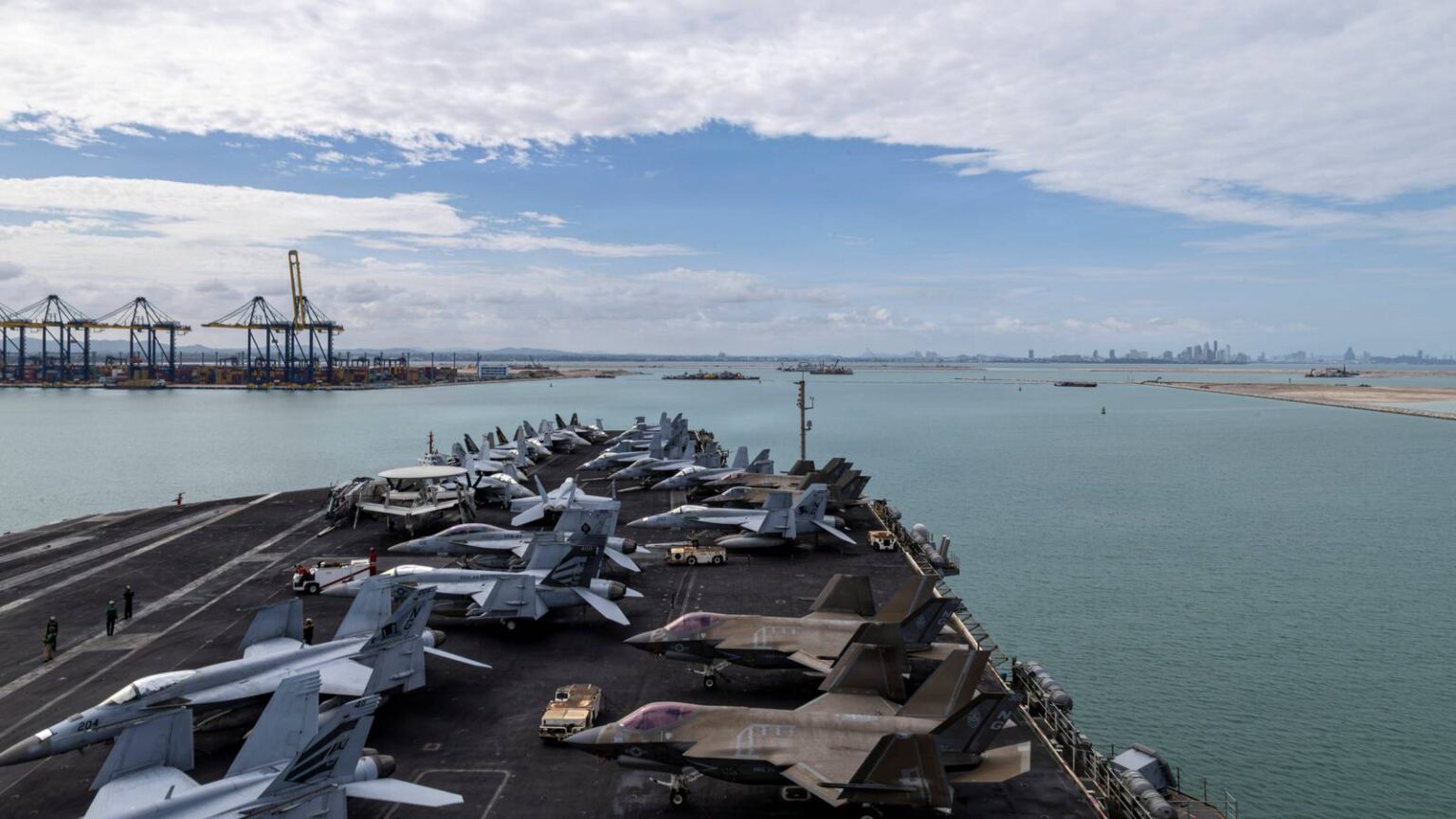USS Abraham Lincoln Arrives in Thailand After 286 Days at Sea