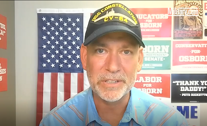 Navy Veteran Dan Osborn Hopeful Nebraskans Will Vote for Independent Senate Candidate This November Navy Veteran Dan Osborn Hopeful Nebraskans Will Vote for Independent Senate Candidate This November