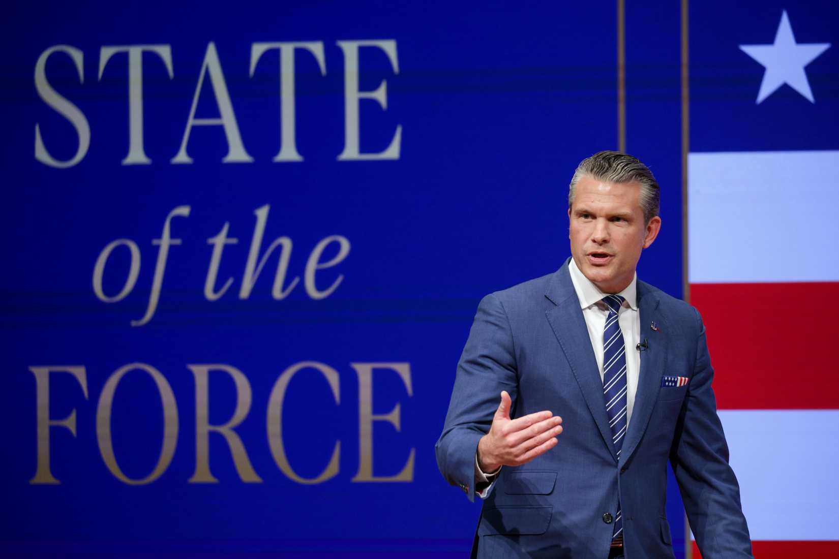 Hegseth gives a State of the Force