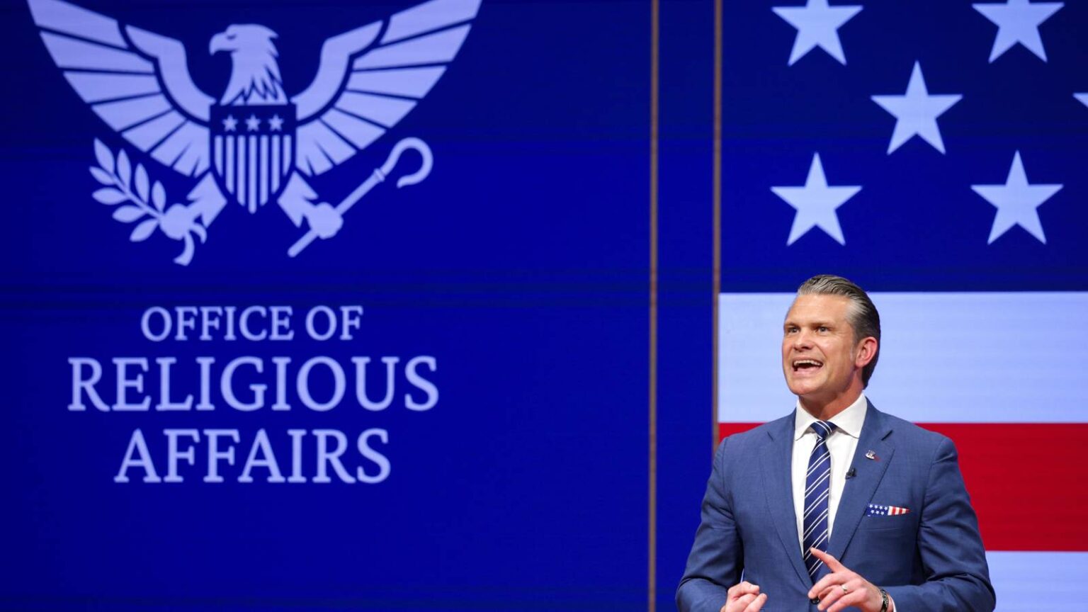 Pete Hegseth’s New Religious Affairs Office Sparks a Legal Church-State Fight Pete Hegseth’s New Religious Affairs Office Sparks a Legal Church-State Fight