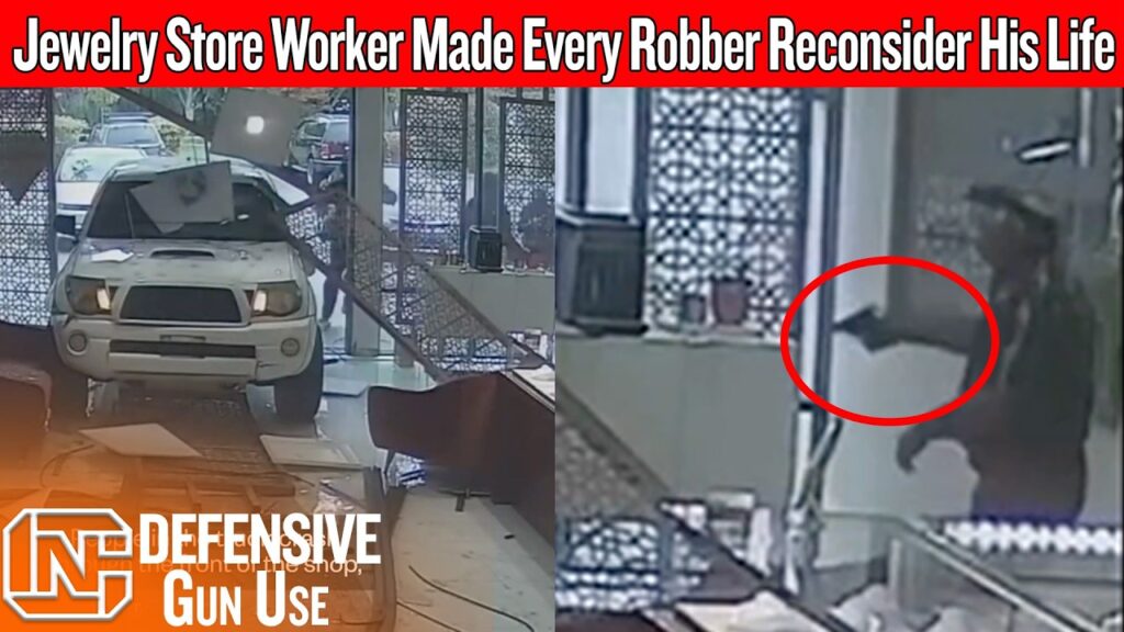 They Drove A Truck Through A Jewelry Store… Then The Worker Opened Fire