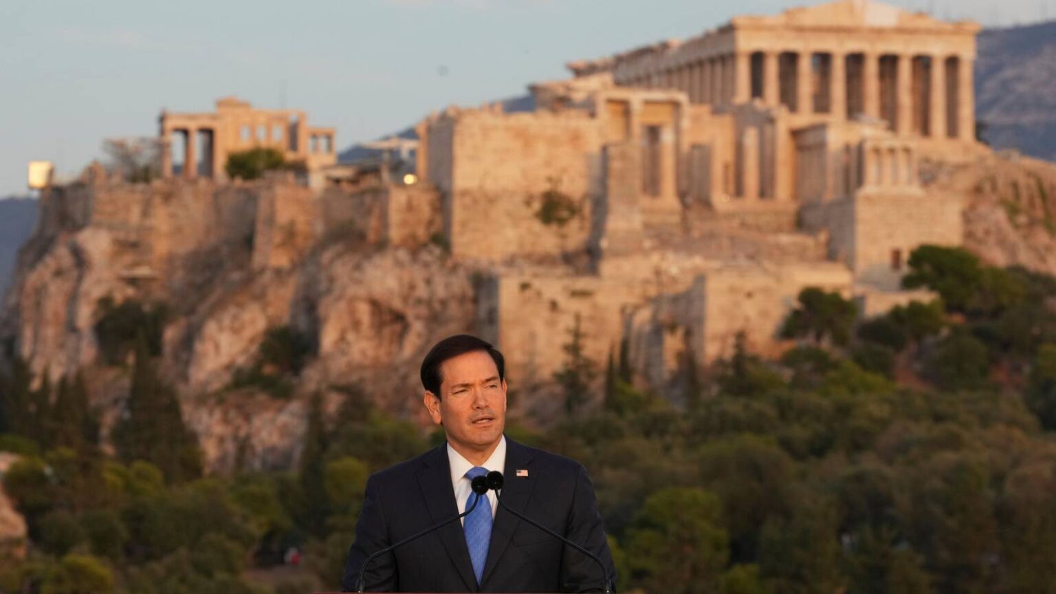 From the Acropolis, Rubio Urges Europe to Defend Western Values and Strengthen Alliance With US From the Acropolis, Rubio Urges Europe to Defend Western Values and Strengthen Alliance With US
